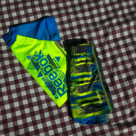 🍀3/15 Little baby boy Reebok Activewear Set size 0-3 - Picture 1 of 10